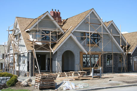 New Home Under Construction