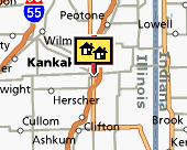 Kankakee map