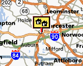 Worcester map