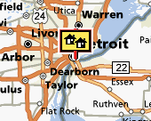 Detroit map