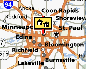 Minneapolis-St. Paul map