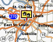 St. Louis map