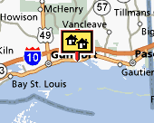 Biloxi map