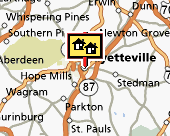 fayetteville map