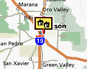 Tucson map