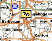 Akron map