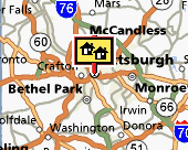 Pittsburgh map