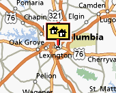 columbia map