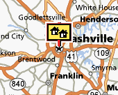 Nashville map