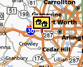 Fort Worth map
