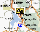Provo-Orem map
