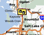 Salt Lake City-Ogden map