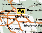 Riverside-San Bernardino map