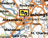 washington dc map