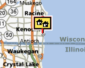 Kenosha map