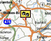 Poconos map