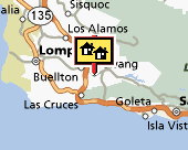 santa barbara map