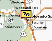 Colorado Springs map