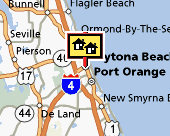 daytona beach map