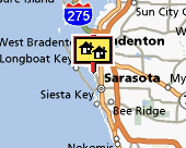 Sarasota-Bradenton map