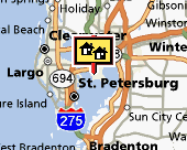 Tampa-St. Petersburg map