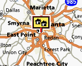 Atlanta map