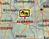 Alabama map