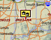 Indiana map