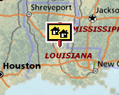 Louisiana map