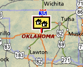Oklahoma map