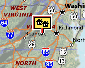 Virginia map