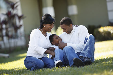 Family in Front of Home 4