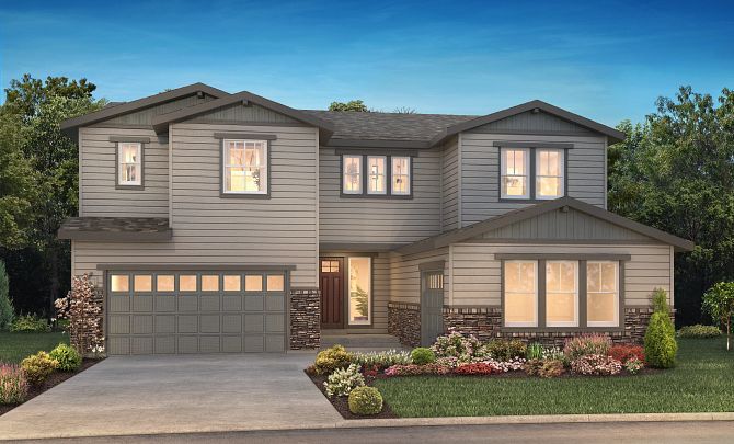 The Canyons Luxe Hyde Elevation C:Exterior C: Craftsman